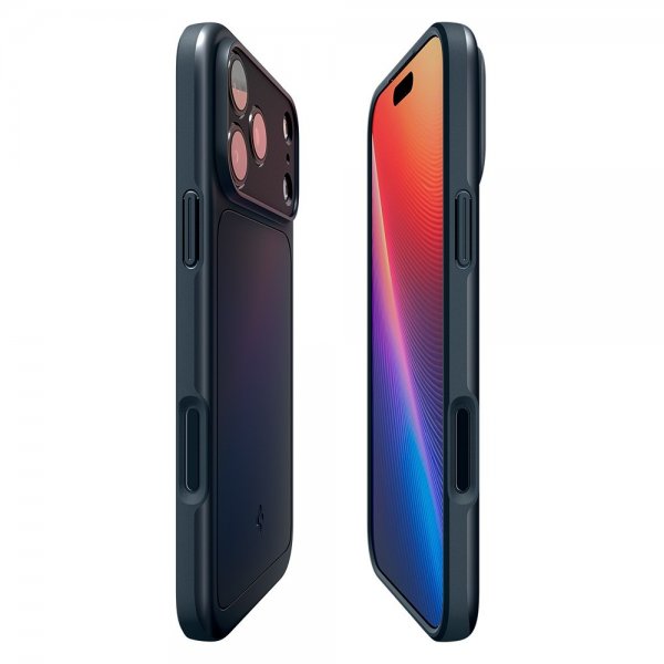 Spigen iPhone 17 Pro Max -kuori Thin Fit MagFit Metal Slate