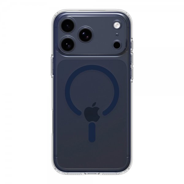 Spigen iPhone 17 Pro Max Ultra Hybrid MagFit -suojakuori, kirkas, Deep Blue