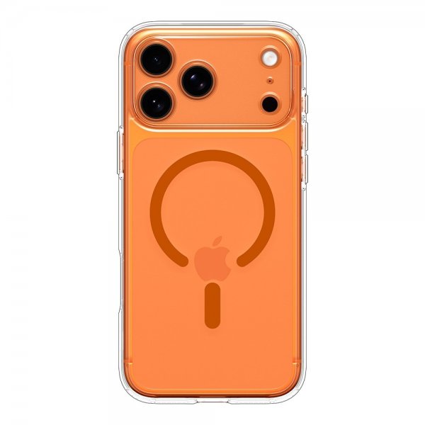 Spigen iPhone 17 Pro Max Kuori Ultra Hybrid MagFit Clear Orange