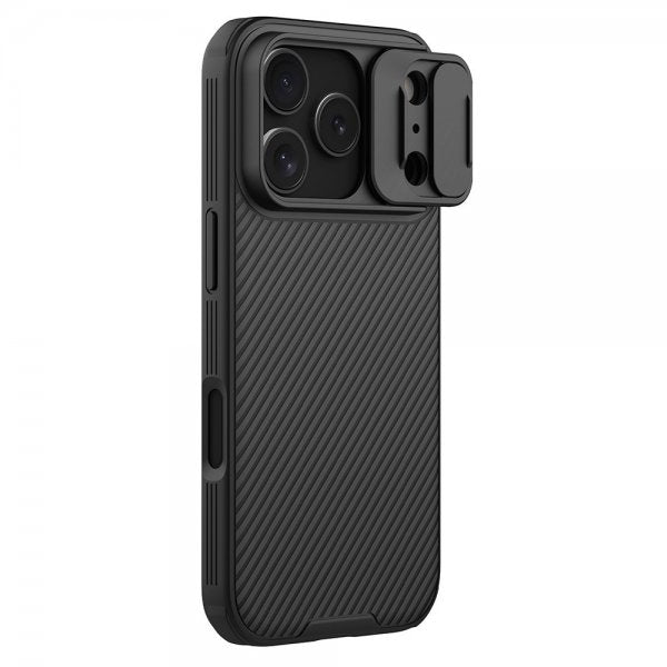 Nillkin iPhone 17 Pro CamShield Pro MagSafe -suojakuori, musta