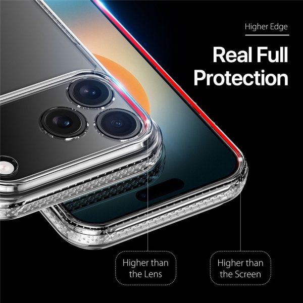 Dux Ducis iPhone 17 Pro -suojakuori, Clin-sarja, läpinäkyvä