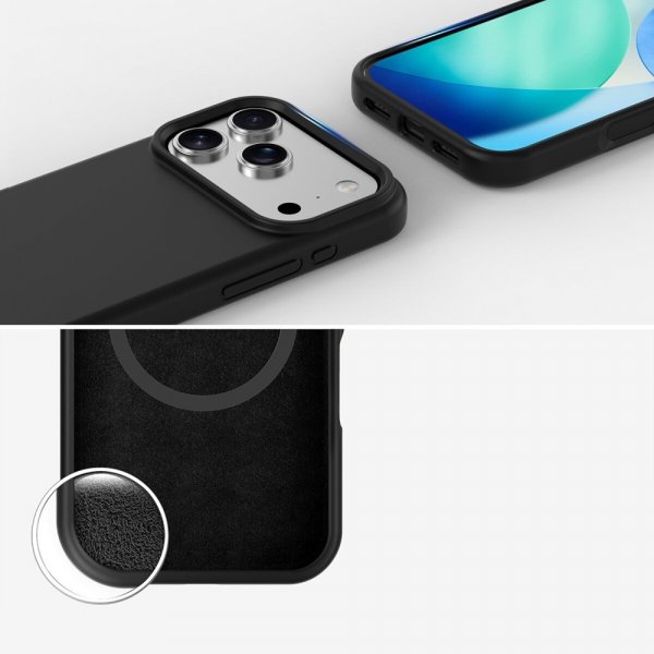 4smarts iPhone 17 Pro Kuori Cupertino MagSafe Musta