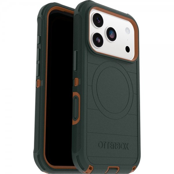 Otterbox iPhone 17 Pro -suojakuori Defender Pro MagSafe Green Intrigue