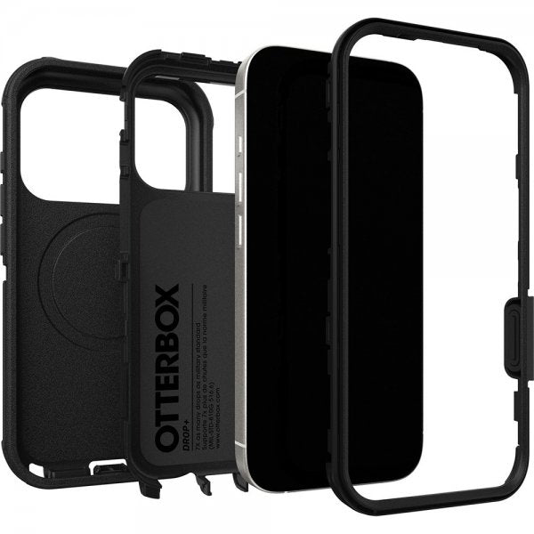 Otterbox iPhone 17 Pro -suojakuori Defender Pro MagSafe, musta