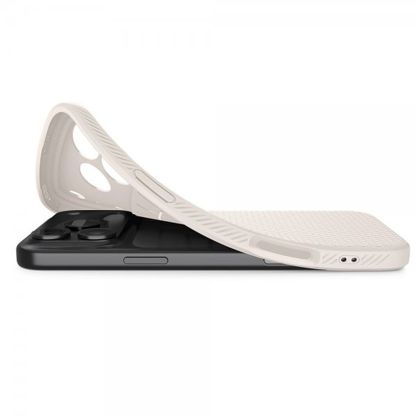 Spigen iPhone 17 Pro -kuori Liquid Air Natural Titanium