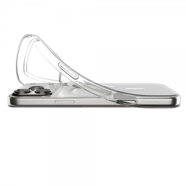 Spigen iPhone 17 Pro -suojakuori Liquid Crystal MagFit Clear White