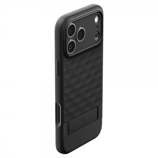 Spigen iPhone 17 Pro -kuori Parallax S MagFit, mattamusta