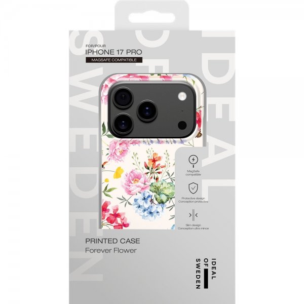 Ideal of Sweden iPhone 17 Pro -kuori painettu MagSafe Forever Flower