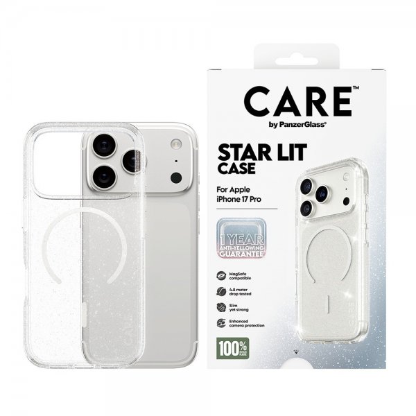 CARE by PanzerGlass iPhone 17 Pro -suojakuori Star Lit MagSafe