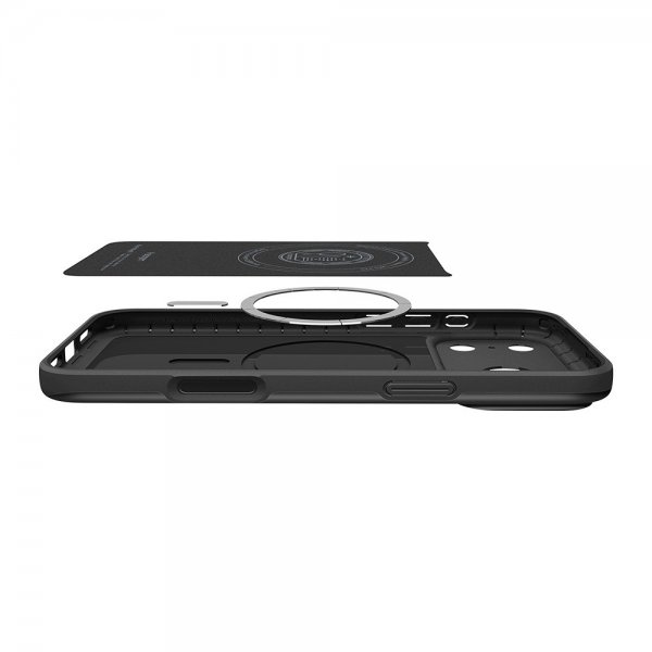 Spigen iPhone 17 Pro -kuori Thin Fit MagFit musta