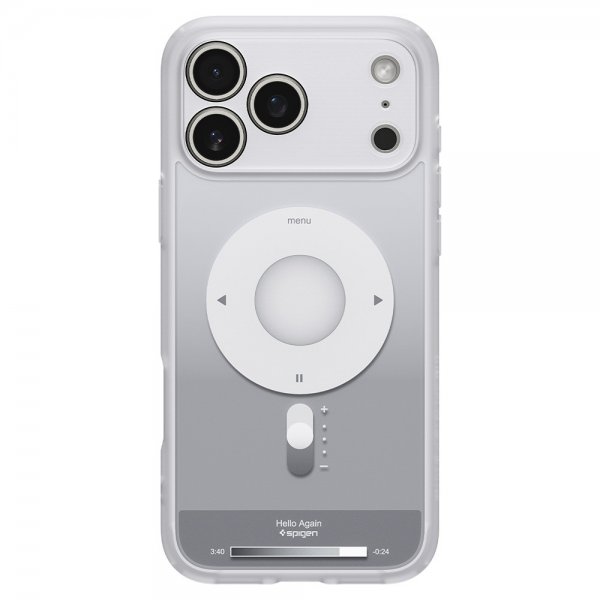 Spigen iPhone 17 Pro -kuori Ultra Hybrid Classic MagFit Silver
