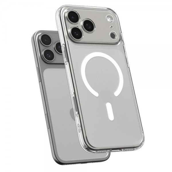Spigen iPhone 17 Pro -kuori, Ultra Hybrid MagFit Frost White