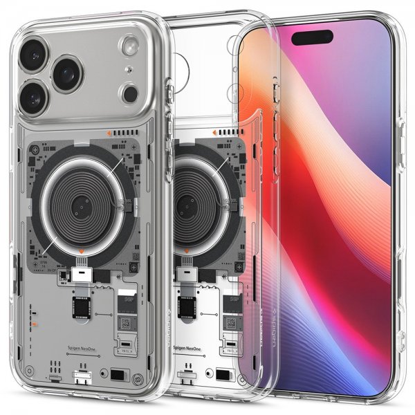 Spigen iPhone 17 Pro -kuori, Ultra Hybrid Neo One MagFit