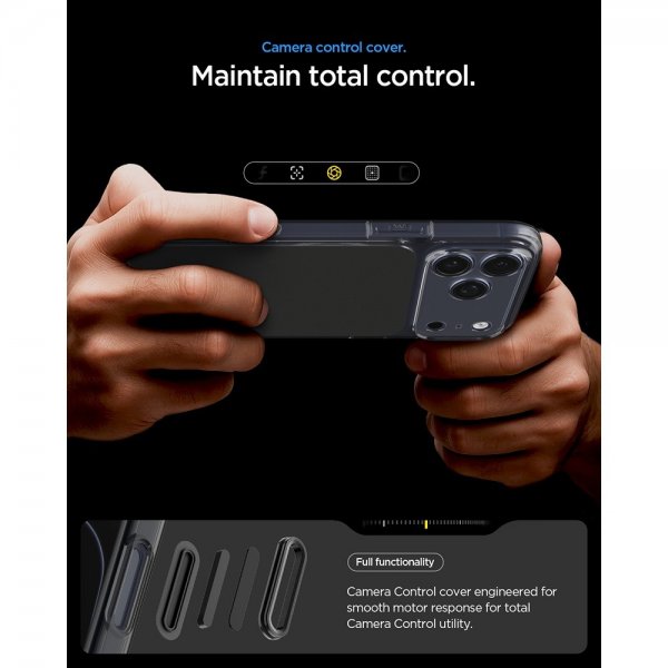 Spigen iPhone 17 Pro -suojakuori Ultra Hybrid T MagFit Matte Black