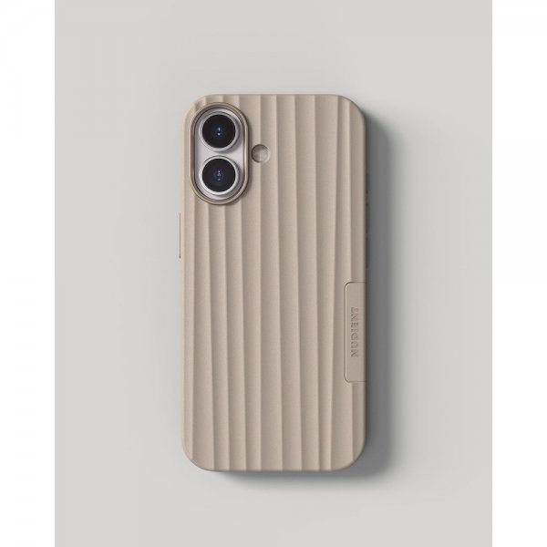 Nudient iPhone 17 Suojakuori Bold Case MagSafe Linen Beige