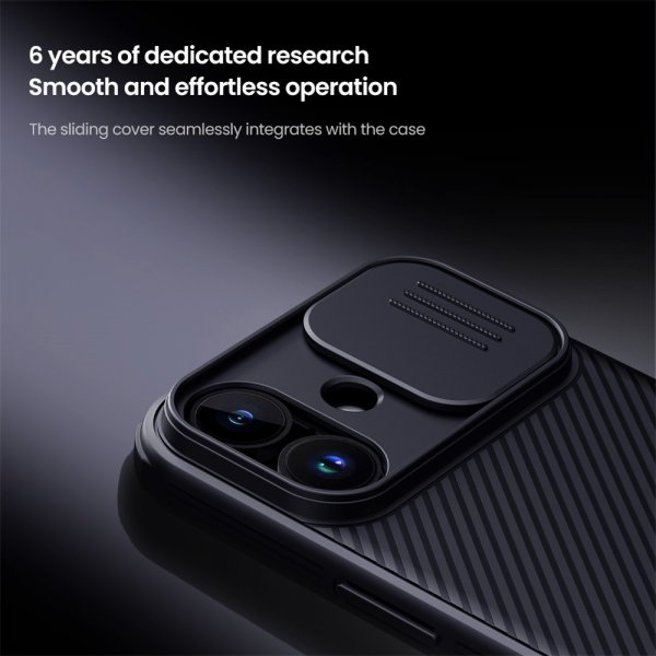 Nillkin iPhone 17 -suojakuori CamShield Pro MagSafe, musta