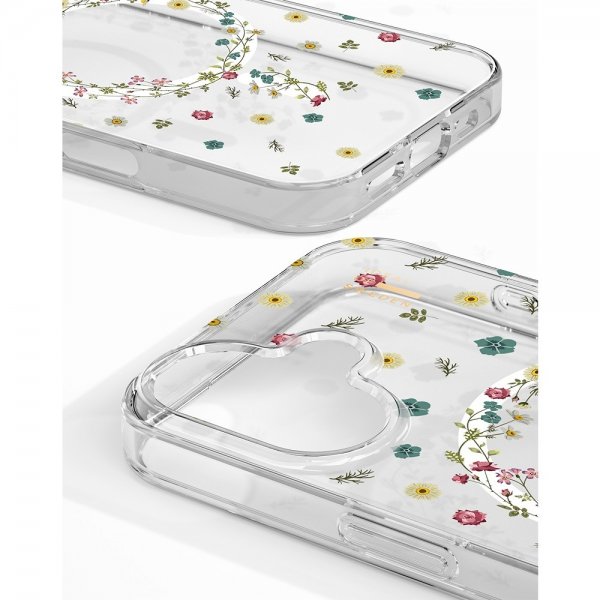 Ideal of Sweden iPhone 17 -kuori Clear Case MagSafe Petite Floral