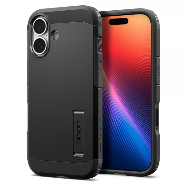 Spigen iPhone 17 -kuori Tough Armor T MagFit Musta