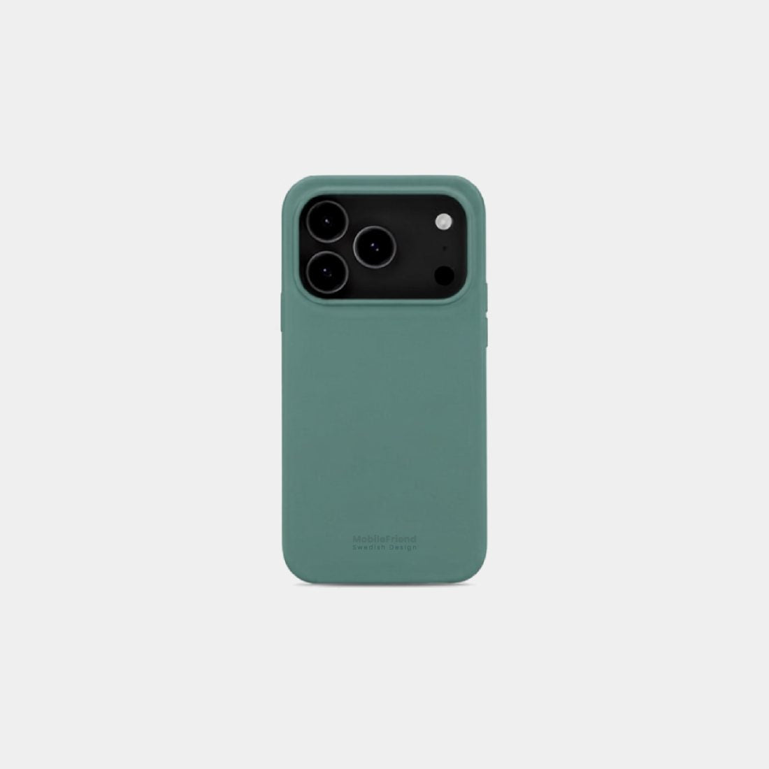 MobileFriend iPhone 17 Pro/iPhone 18 Pro Kuori Silikoni kodikas vihreä