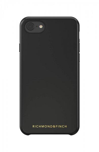 Richmond & Finch iPhone 6/6S/7/8/SE-suojakotelo, lompakko, irrotettava kuori, musta