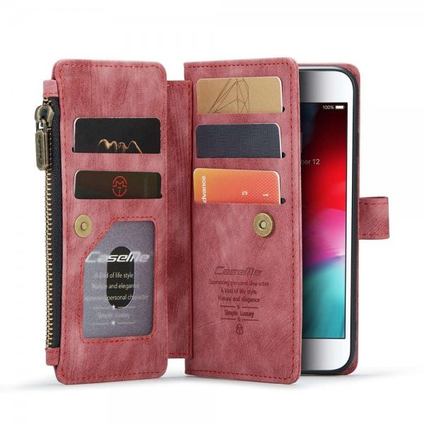 CaseMe iPhone 6/6S/7/8/SE suojakuori C30-sarja Punainen