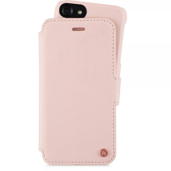 holdit iPhone 6/6S/7/8/SE suojakuori Stockholm irrotettava kuori, vaaleanpunainen