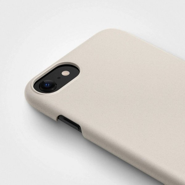 agood company iPhone 6/6S/7/8/SE Kuori Kasvipohjainen Vanilja Valkoinen