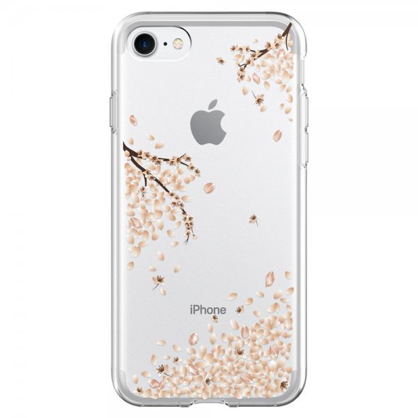 Spigen iPhone 7/8/SE kuori Liquid Crystal Blossom Crystal Clear