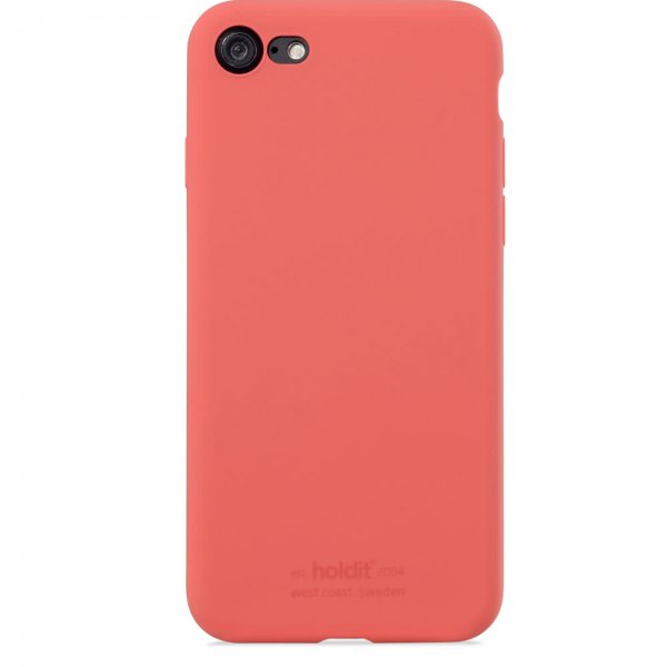 holdit iPhone 7/8/SE kuori silikoni koralli