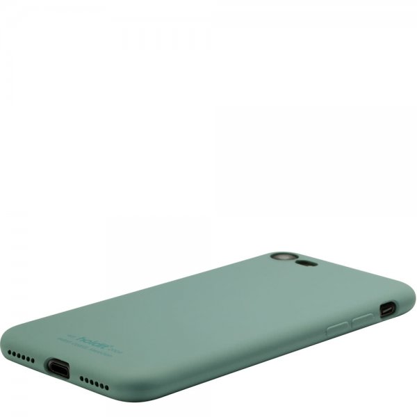 holdit iPhone 7/8/SE kuori, silikoni, Moss Green