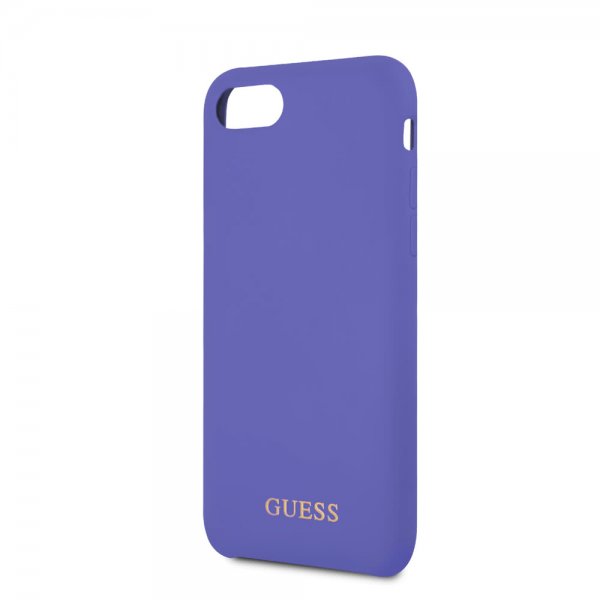 Guess iPhone 7/8/SE Kuori Silicone Logo Lila