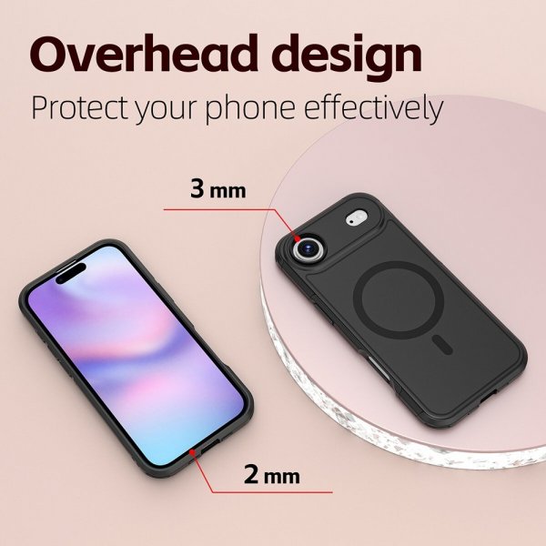 4smarts iPhone Air Kuori Defend Case Ultimag Musta