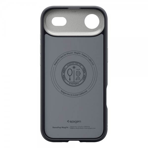 Spigen iPhone Air Kuori Nano Pop MagFit Musta Seesami