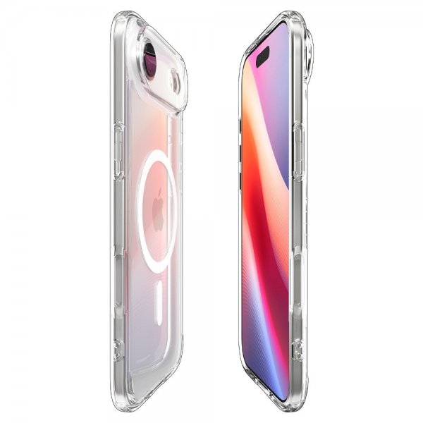 Spigen iPhone Air -kuori Ultra Hybrid MagFit Clear White