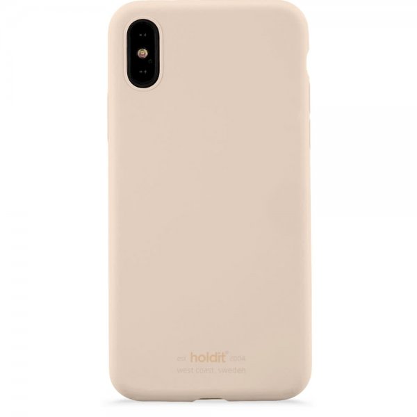 holdit iPhone X/Xs Silikonikuori Beige