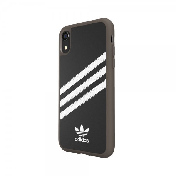 Adidas iPhone Xr Kuoret OR 3 Stripes Snap Case PU SS19 Musta Valkoinen