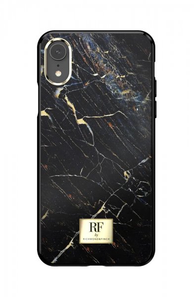 Richmond & Finch iPhone Xr -kuori, RF Black Marble