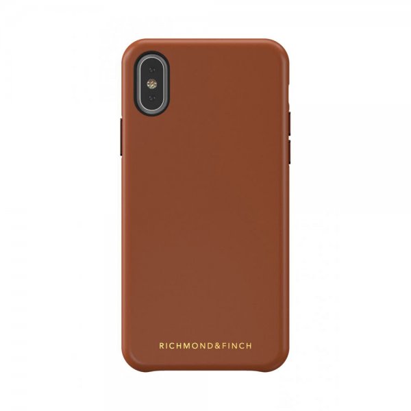 Richmond & Finch iPhone Xs Max Lompakkokotelo Irrotettava Kuori Ruskea