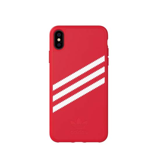 Adidas iPhone Xs Max Kuori OR Moulded Case Suede FW18 Punainen