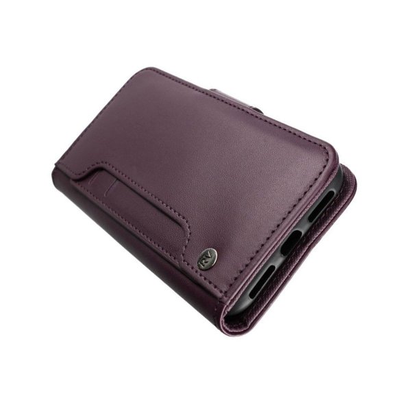 Rvelon iPhone X/iPhone Xs -kotelo, taitettava korttipaikka, violetti