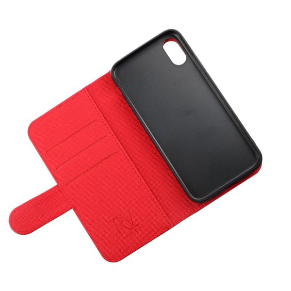 Rvelon iPhone X/iPhone Xs Magneettisesti irrotettava kuori, punainen