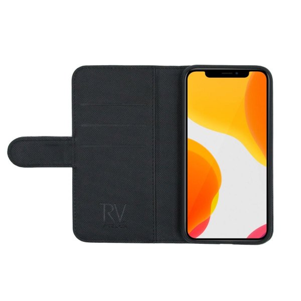 Rvelon iPhone X/iPhone Xs -kotelo, magneettisesti irrotettava kuori, musta