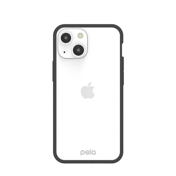 Pela iPhone 13 Mini Suojakuori Kirkas Musta