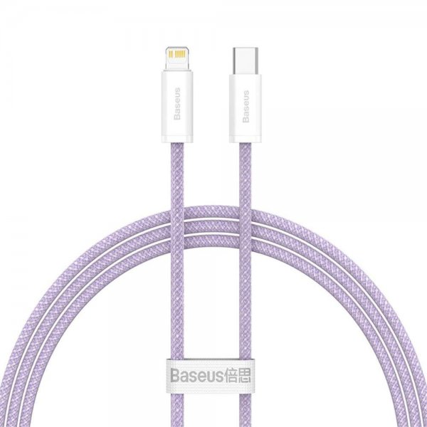 Baseus Dynamic Series USB-C–Lightning-kaapeli 1 m, violetti