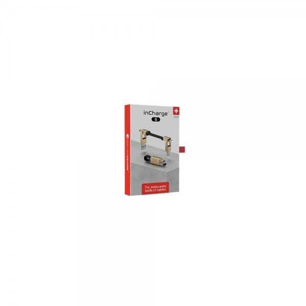 Rolling Square Kabel inCharge 6 -avaimenperä, Saturn Gold