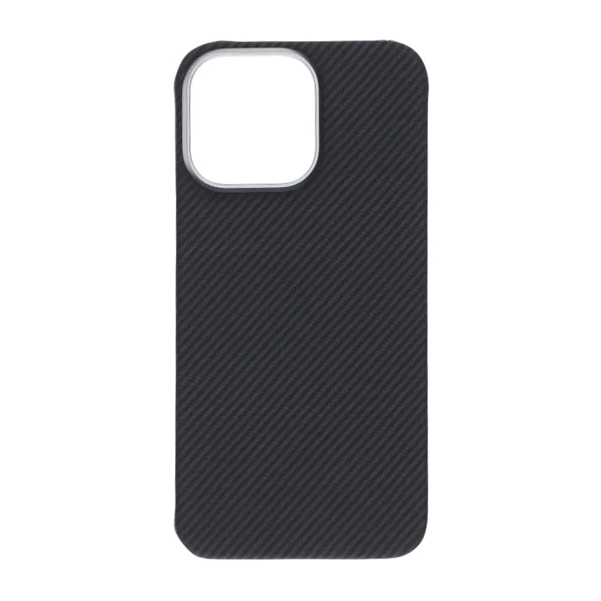 iPhone 15 Pro Max Kuori Kevlar MagSafe Musta raidoilla