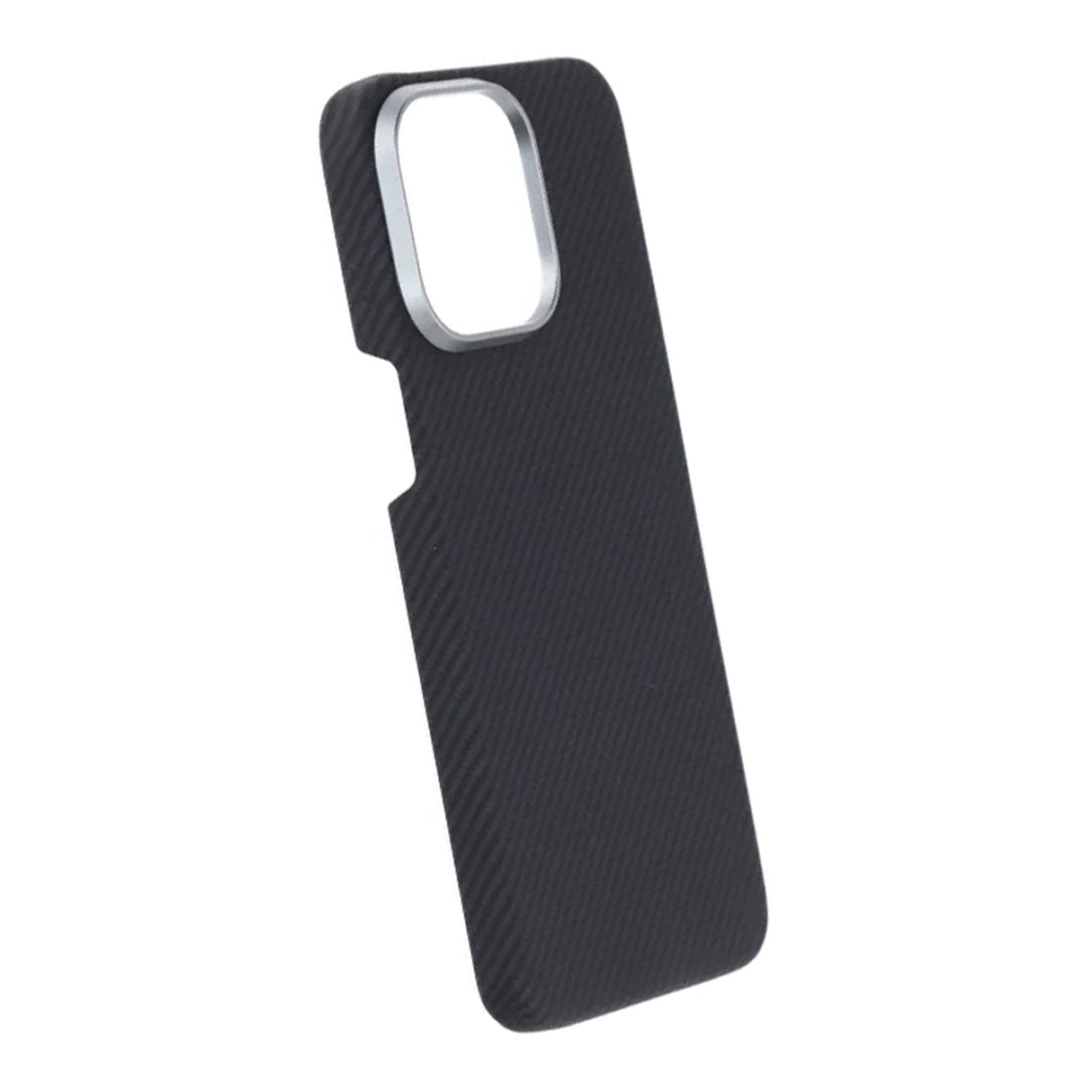 iPhone 15 Pro Max Kuori Kevlar MagSafe Musta raidoilla