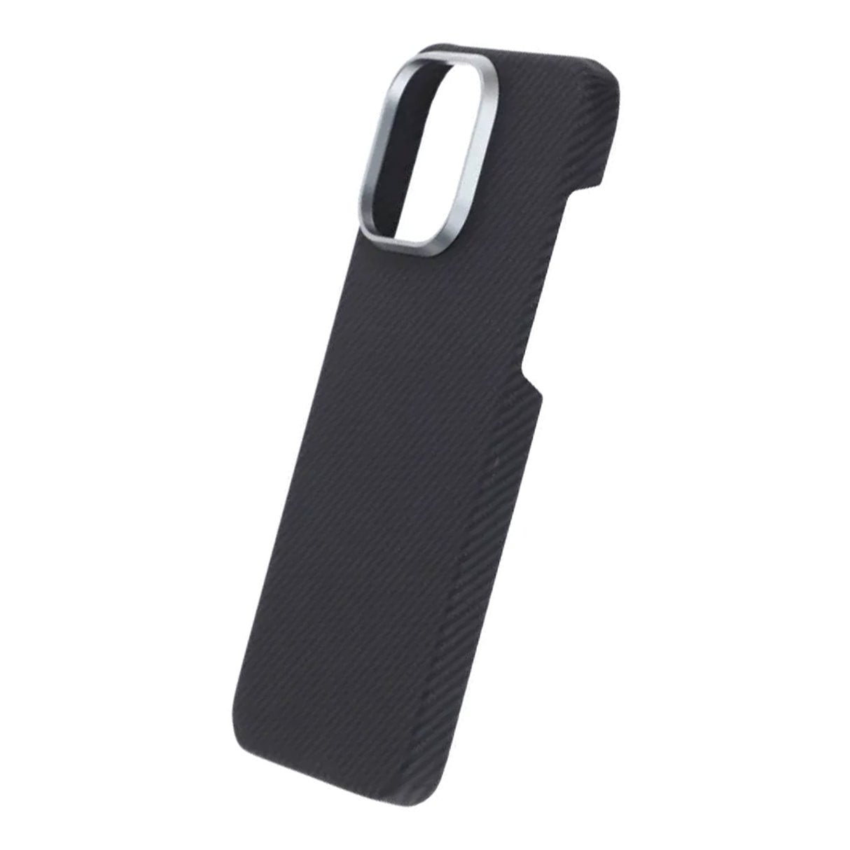 iPhone 15 Pro Max Kuori Kevlar MagSafe Musta raidoilla