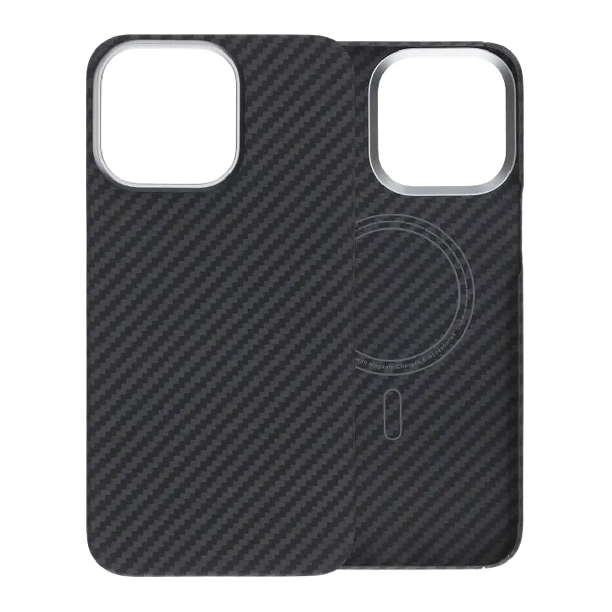 iPhone 15 Pro Max Kuori Kevlar MagSafe Musta