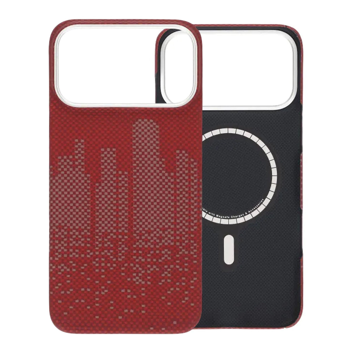 iPhone 17 Pro Max Kuori Kevlar MagSafe Punainen